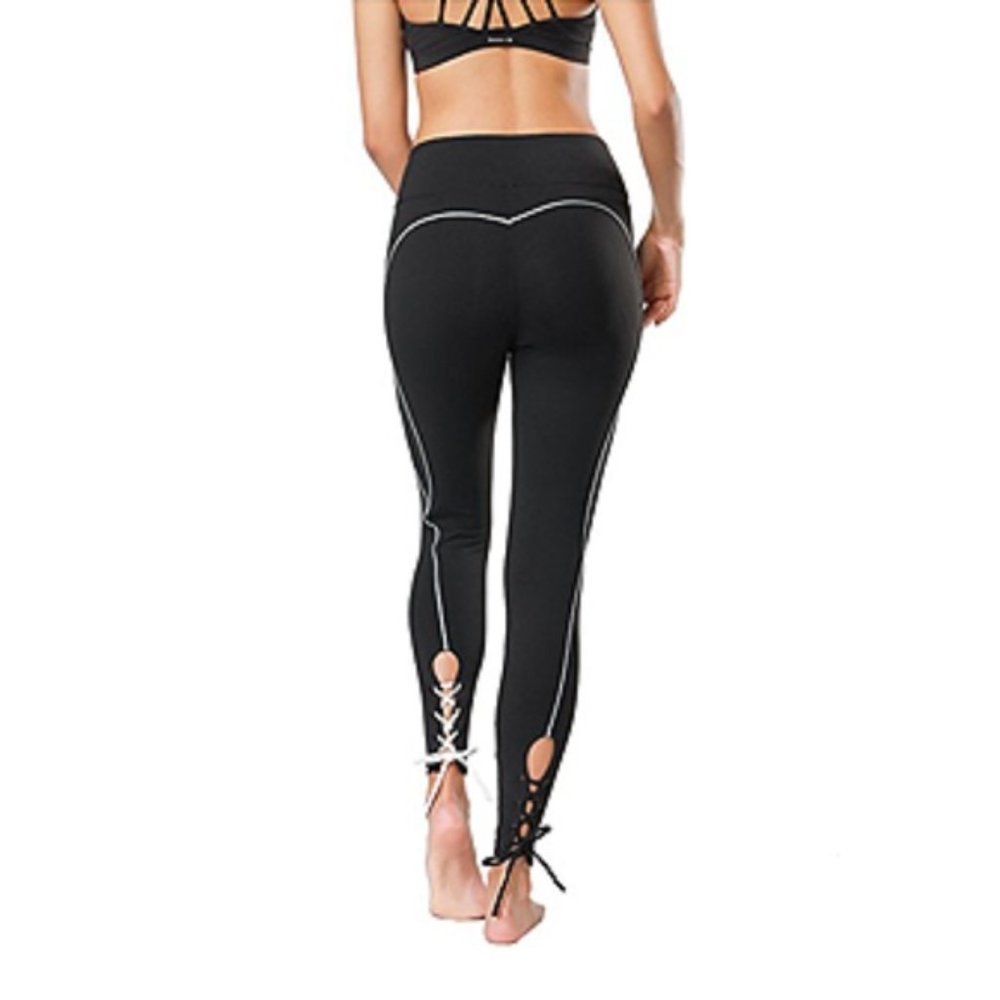 Compression Tummy Control Stretch Ankle Leggings S - Picture 2 of 7